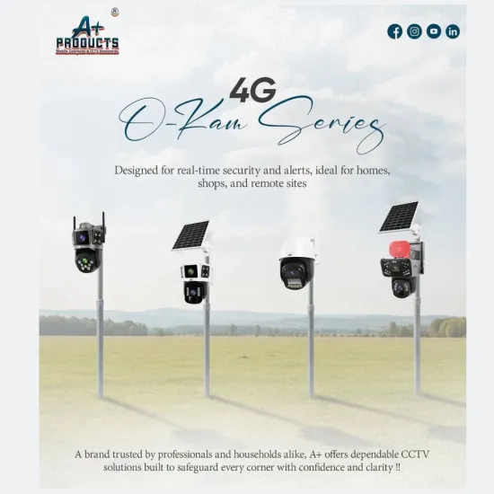 A+Products 2MP + 2MP 4G Dual Lens PTZ Night Color Camera With 2 Way Talk