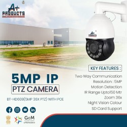 A+ Products 5MP 36X IP PTZ Camera With POE