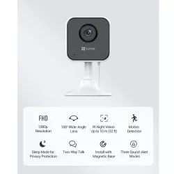 EZVIZ CS H1C 2MP WiFi Dome Camera With Two Way Audio