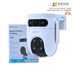 EZVIZ H9C 3MP + 3MP 2K IP WiFi Dome Dual Lens Camera With Night Colour | Two Way Audio