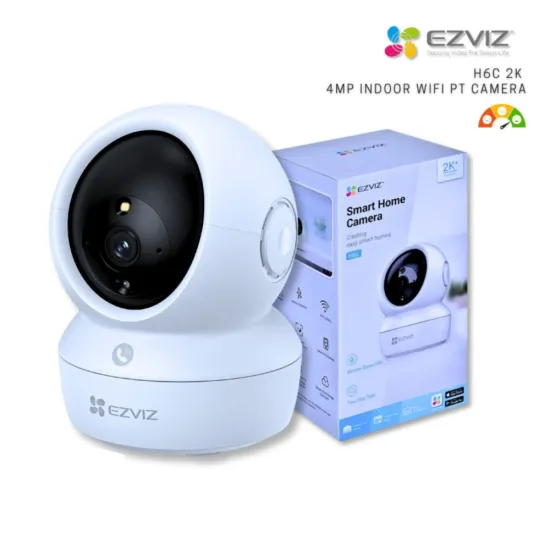 EZVIZ H6C 4MP IP WiFi Dome Camera 2k | Two Way Audio