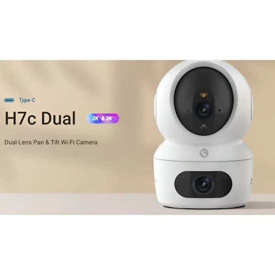 EZVIZ H7C 4MP + 4MP WiFi Dome Dual Lens Camera Two Way Audio