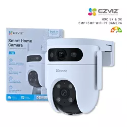 EZVIZ H9C 5MP + 5MP IP WiFi Dome Dual Lens Camera 3K With Night Colour | Two Way Audio