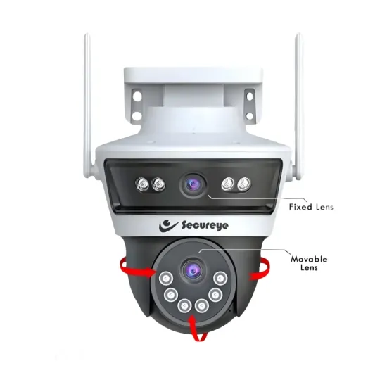 Secureye WiFi PTZ Camera 2+2MP Dual Lens Defender Duo Wifi Secureye WiFi PTZ Camera 2+2MP Dual Lens Defender Duo Wifi