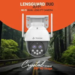 Secureye Lensguard Duo 3MP Dual WiFi Lens PT Camera