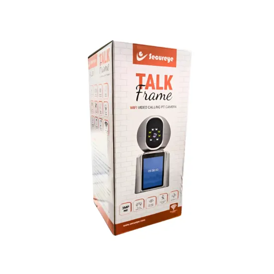 Secureye Wifi IP PT Camera 3MP Talk Frame Video Calling Camera  With Two Way Audio (S-CCI)