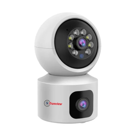 Trueview Robot 2MP + 2MP IP WiFi Dome Linkage Camera Two Way Audio (T18184-A)