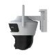 Trueview 3MP+3MP 4G Mini PT Solar Linkage Night Colour With Two Way Audio (T18200 A) Camera