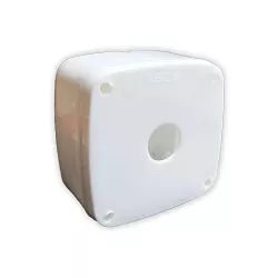 Jascom Pvc Junction Box Copper Thread 4x4x2 Inch For HD CCTV Camera