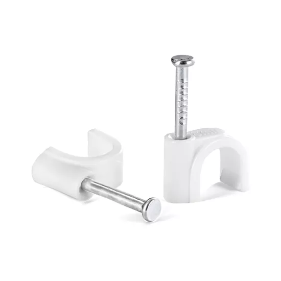 Cable Clips 7mm 100 Pcs With Metal Nails