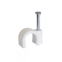 Cable Clips 12mm 100 Pcs With Metal Nails