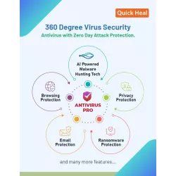 Quick Heal Pro LS2 2 User 3 Year Antivirus