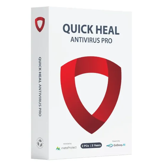 Quick Heal Pro LS2 2 User 3 Year Antivirus