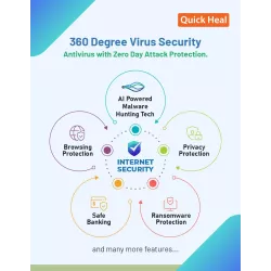 Quick Heal IR1UP Internet Security 1 User 1 Year Antivirus (Renwal)