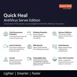 Quick Heal ER1UP Server Edition 1 User 1 Year Antivirus (Renewal)
