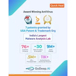 Quick Heal TR3 Total Security 3 User 1 Year Antivirus