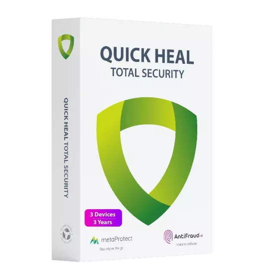 Quick Heal TS3 Total Security 3 User 3 Year Antivirus