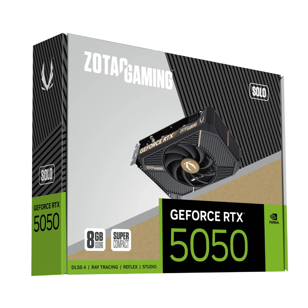 ZOTAC Nvidia Graphic Card RTX 5050 SOLO 8GB DDR6 Single Fan view 7
