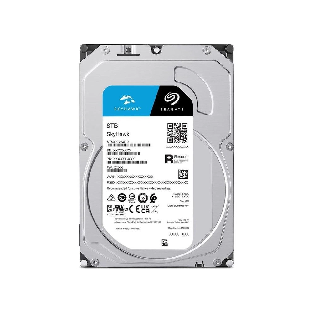 Seagate SkyHawk 8TB HDD ハードディスク Seagate Surveillance Hard Disk Skyhawk 8TB SATA 3.5 Inch | Mega