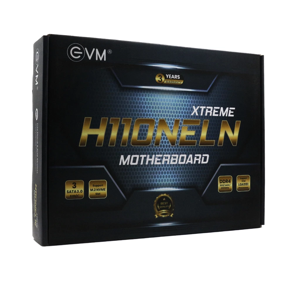 EVM Motherboard H110 DDR4 For Intel 6th | 7th 8th | 9th Gen With NVMe Slot view 2