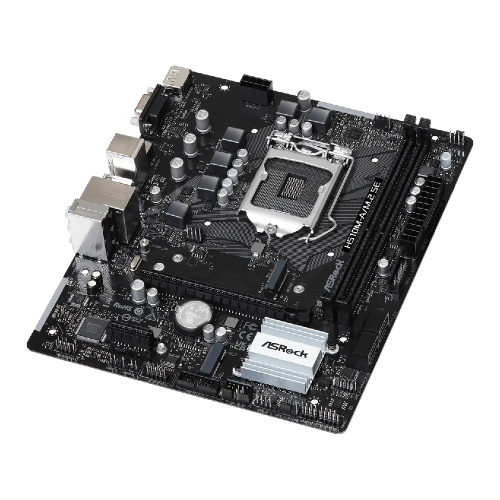 ASRock Motherboard H510M-A/M.2 SE For Intel 10th Gen view 3