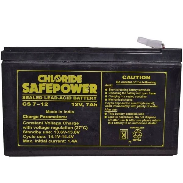EXIDE UPS Battery 12v/7AH view 2