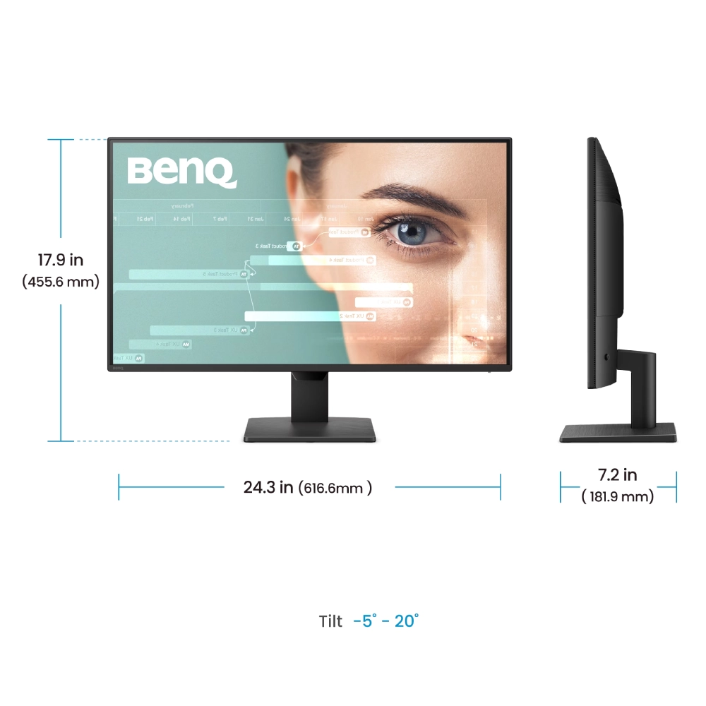 BenQ LED Monitor 27" FHD IPS 120Hz with HDMI | DP | Speaker (GW2790P) view 4