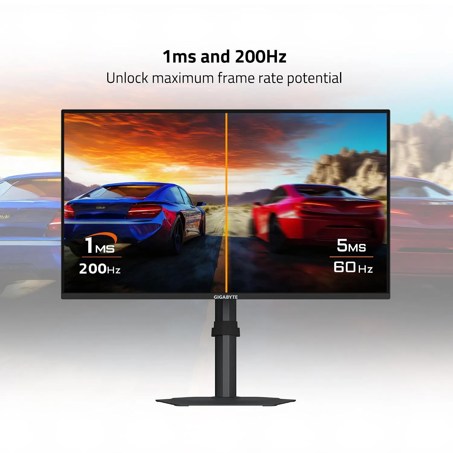 Gigabyte Gaming LED Monitor 24" IPS FHD 240Hz with Speaker (G25F2A) view 4