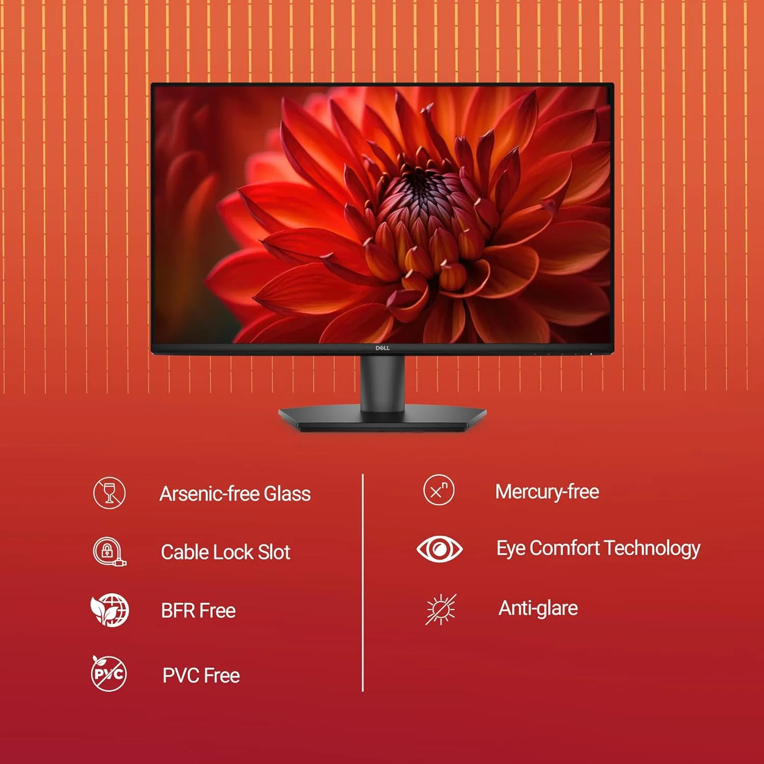 Dell Led Monitor 27" FHD IPS 144Hz HDMI (SE2726H) view 3