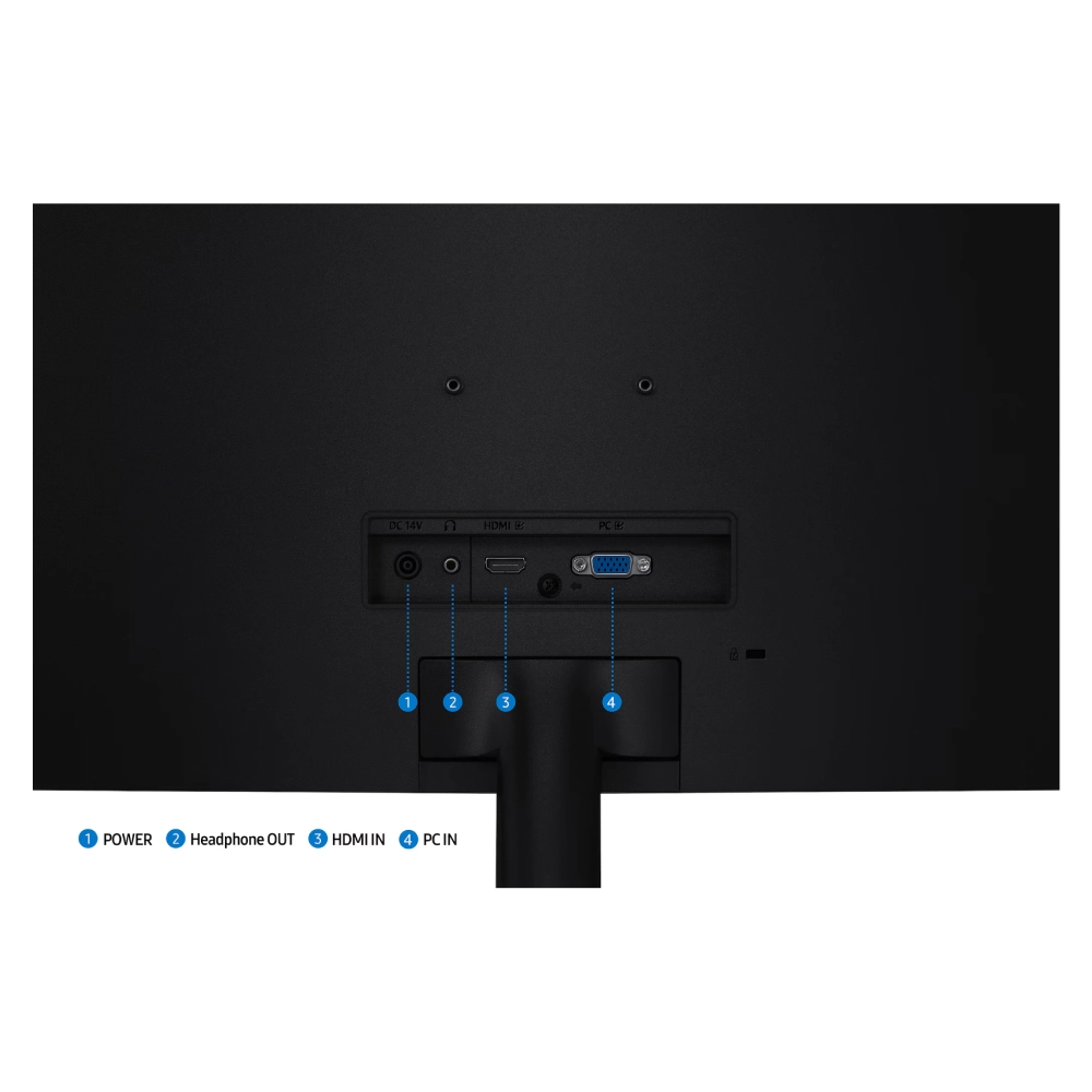 Samsung LED Monitor 32" Curved FHD VA 100Hz With HDMI | VGA (LS32D390GAW) view 4
