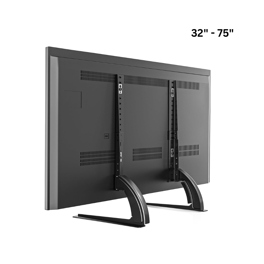 LED Table Top Leg Stand Bracket Riser Base Replacement with Height Adjustable for 32 to 75 Inch view 3