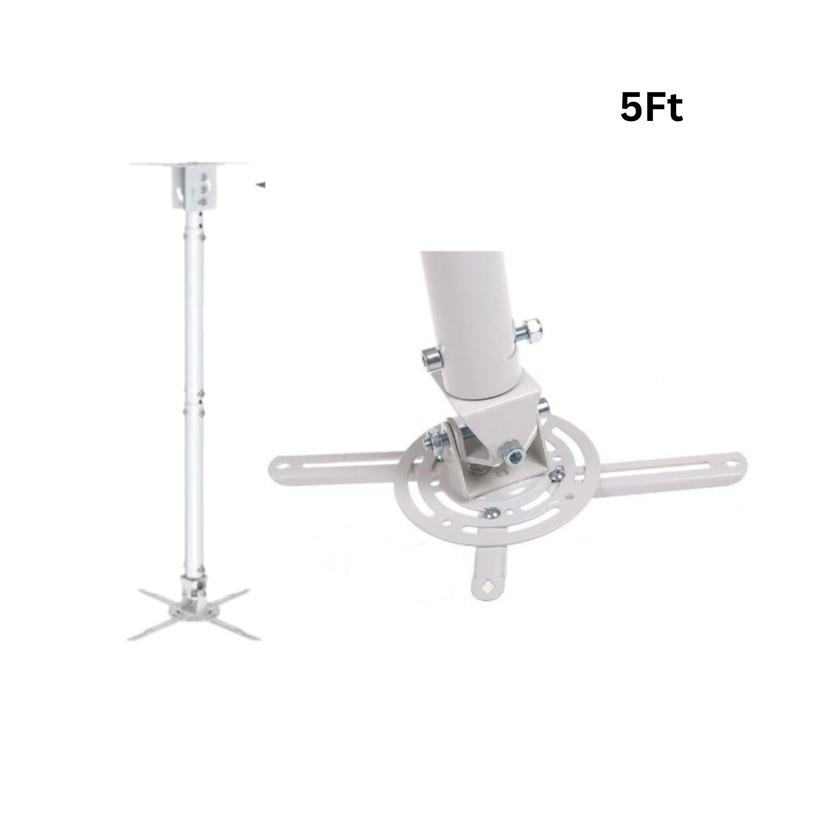 Projector Stand Ceiling Mount 5Ft (T718-4) view 2