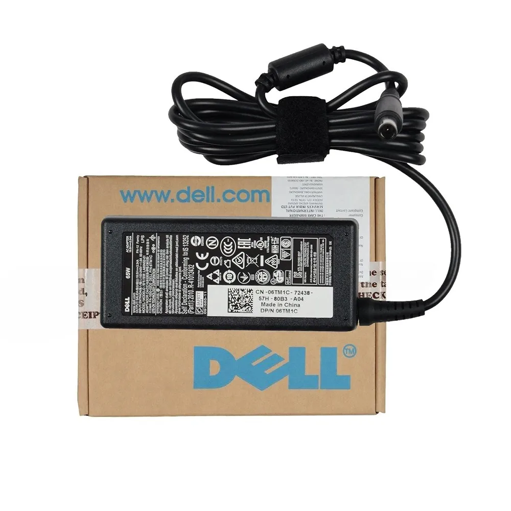 Dell Laptop Adapter Original 65w 19.5v/3.34a | 7.4mm x 5.0mm | Big Pin ...