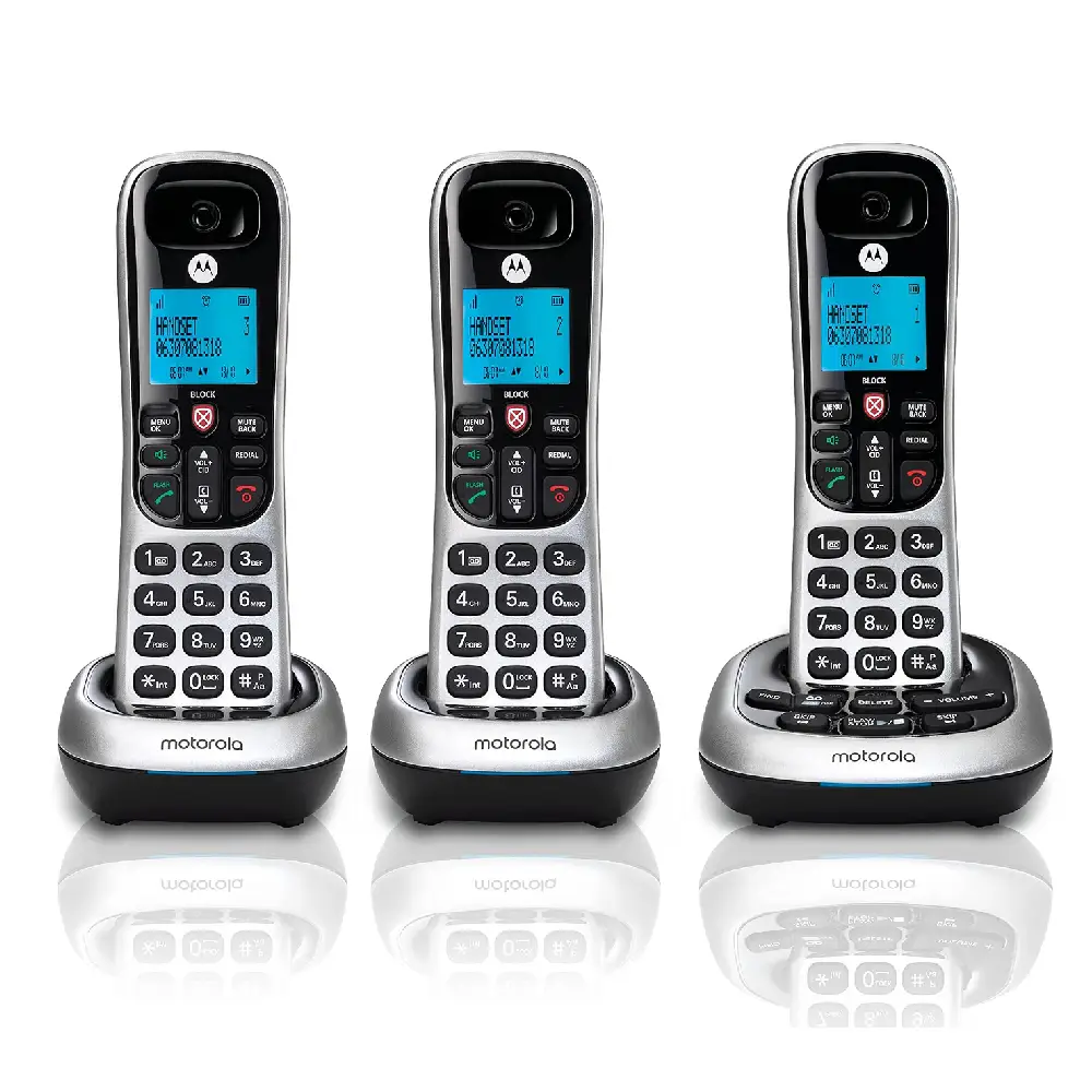 Motorola Wireless Telephone Set with answering Machine (3-Handset) CD4013 view 4