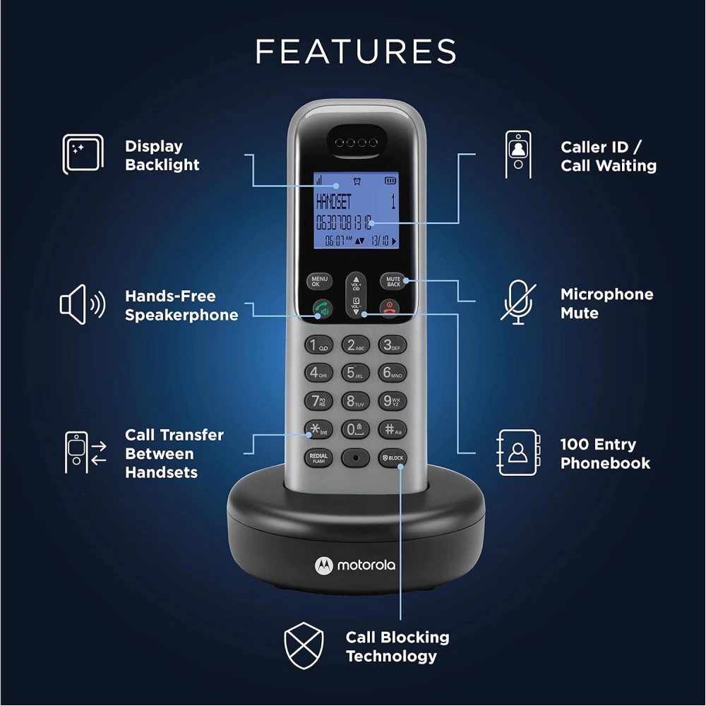 Motorola Wireless Telephone Set T603 view 5