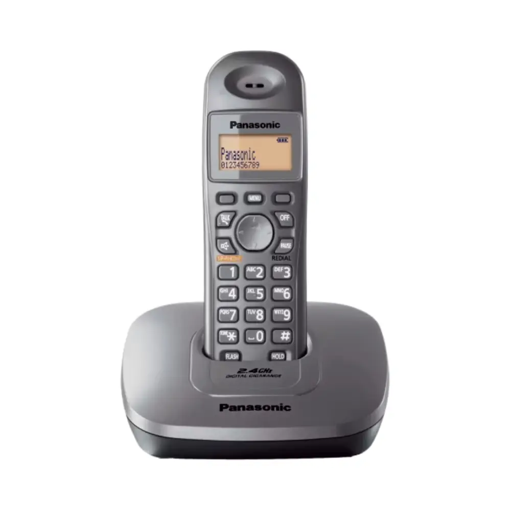Panasonic Wireless Telephone Set Grey (KX-TG3611SXM) view 2