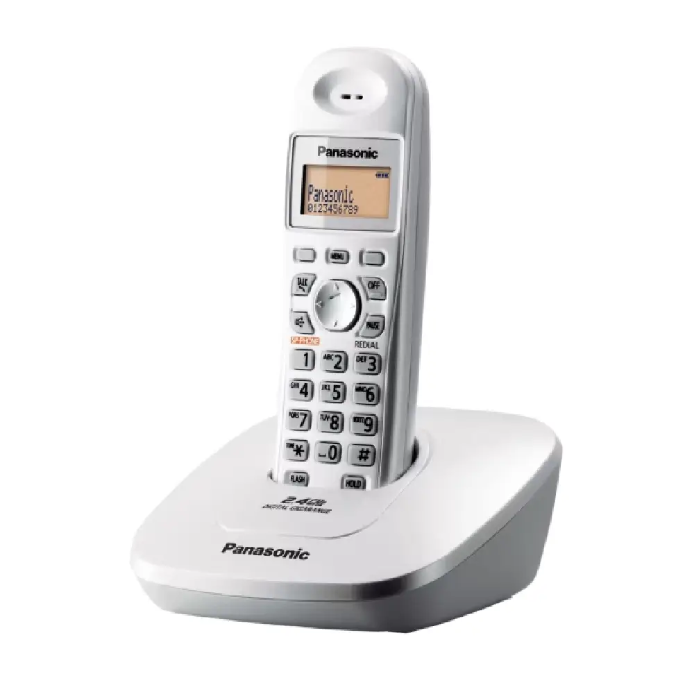Panasonic Wireless Telephone Set Silver (KX-TG3611SXS) view 2