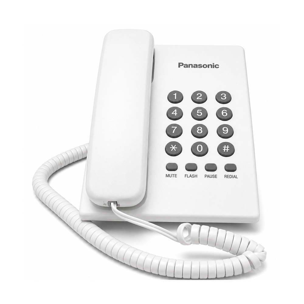 Panasonic Wired Telephone Set without Display White (KX-TS400SX) view 2