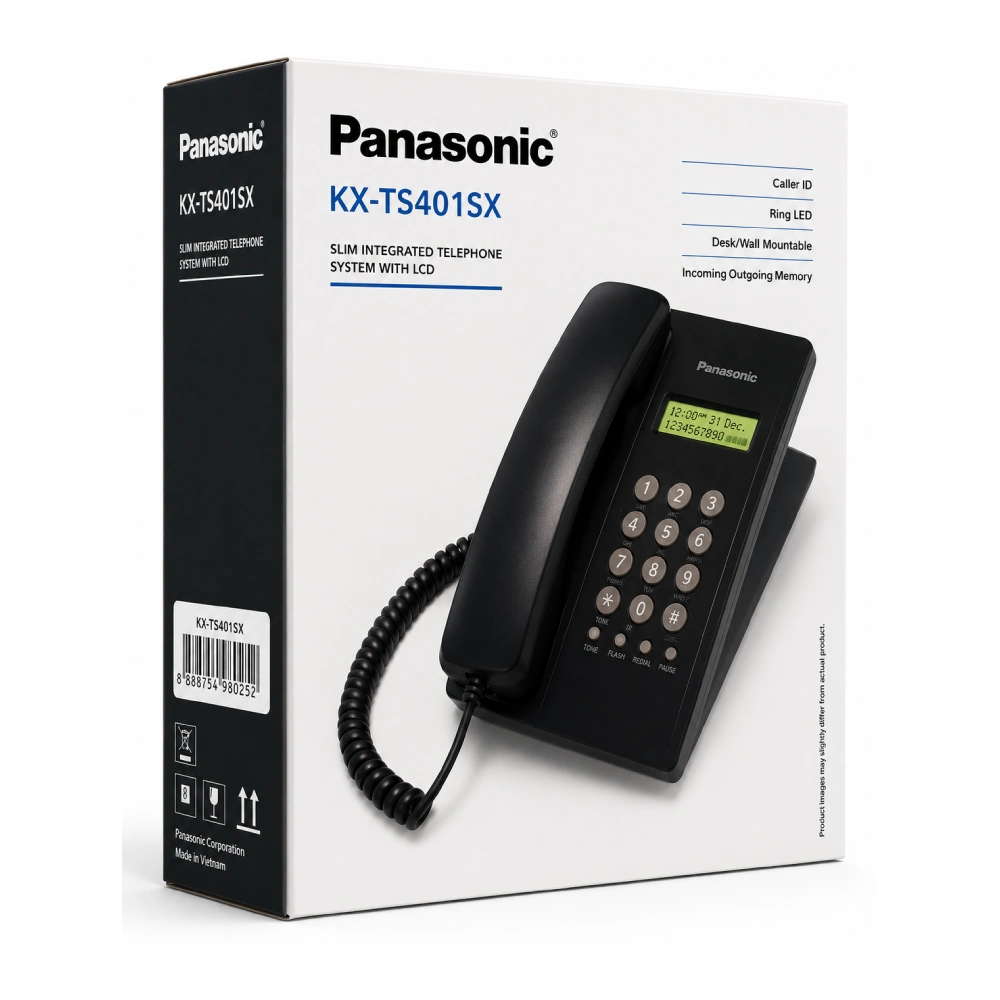 Panasonic Wired Telephone Set with Display (KX-TS401SX)