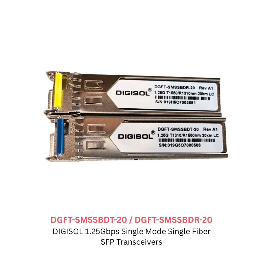 Digisol SFP MODULE 20Km LC-LC PAIR DGFT-SMSSBDR-20 | DGFT-SMSSBDT-20 ...
