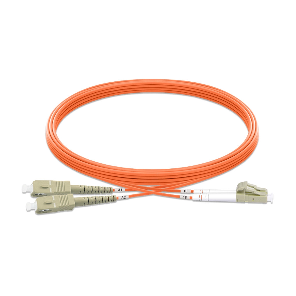 CATVISION FIBER PATCH CORD SC-LC DUPLEX Multimode OM2 (2mm) 1m