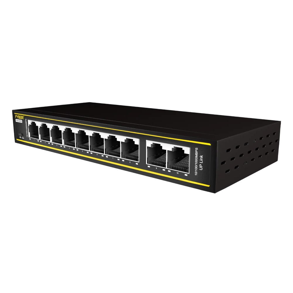 Fyber Poe Switch 8 Port (8 GE  + 2 GE Port) FYA-82FG view 3