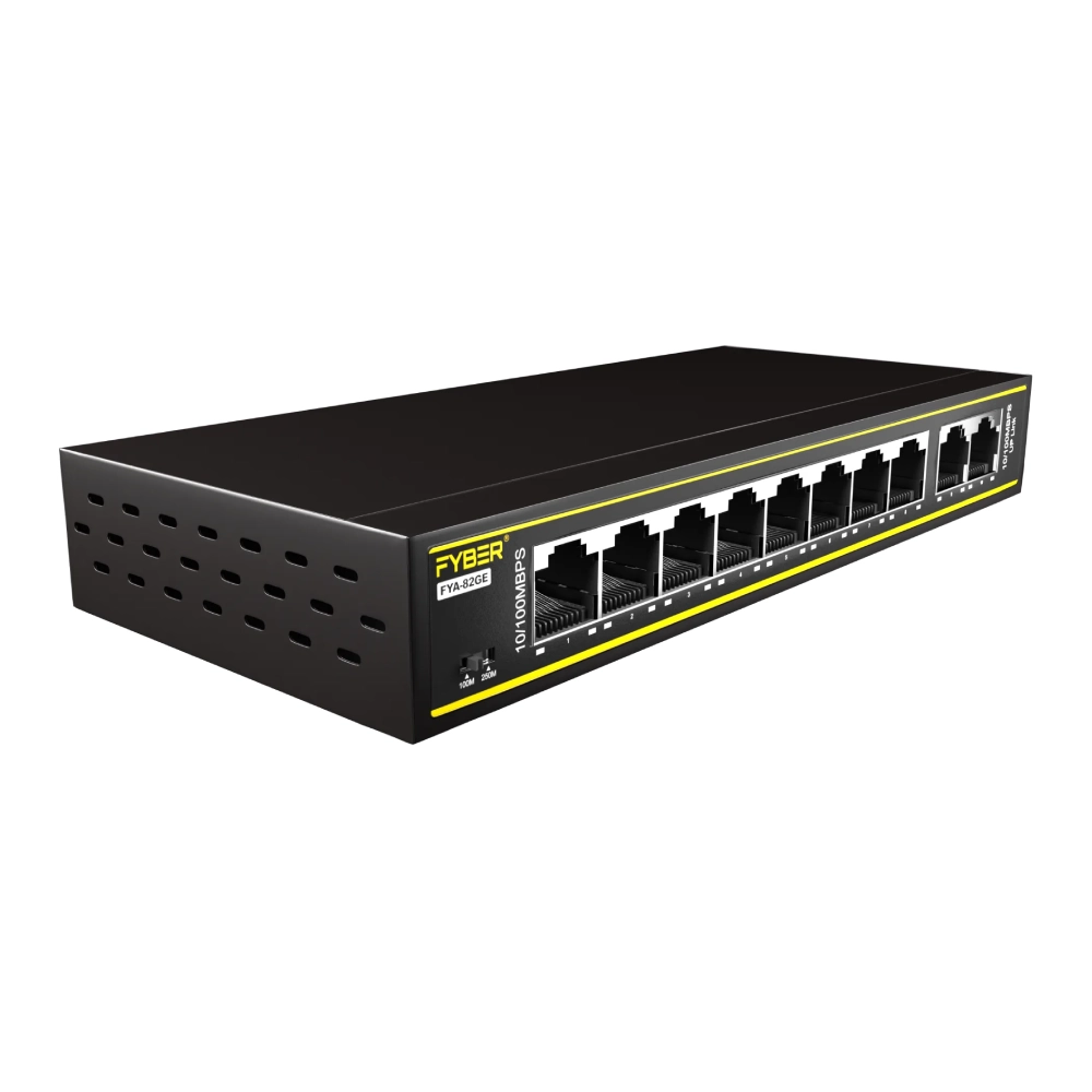 Fyber Poe Switch 8 Port (8 FE  + 2 GE Port) FYK-82GE view 2