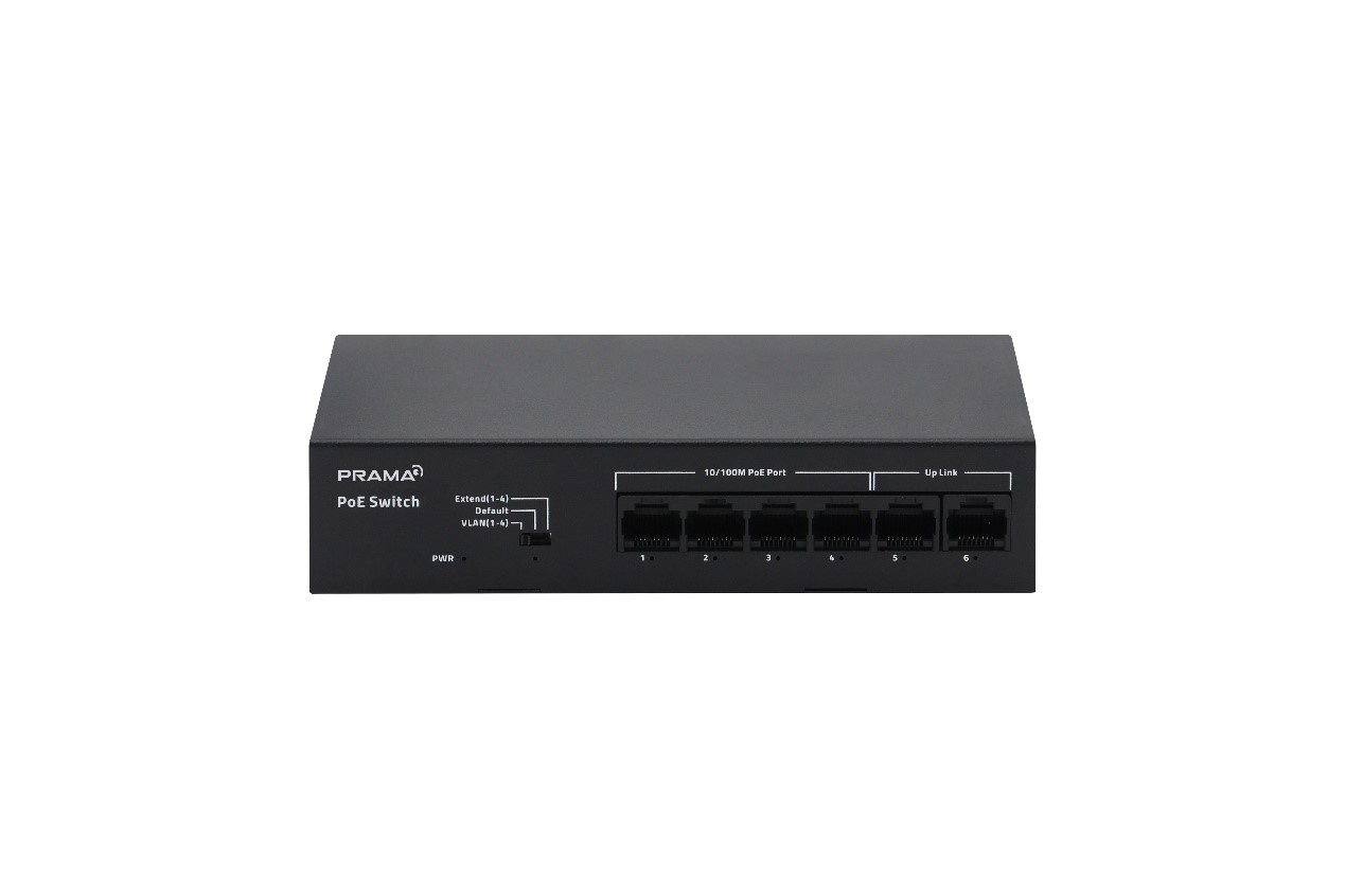 Prama Poe Switch 4 Port (4 FE + 2 FE Port) Normal view 2