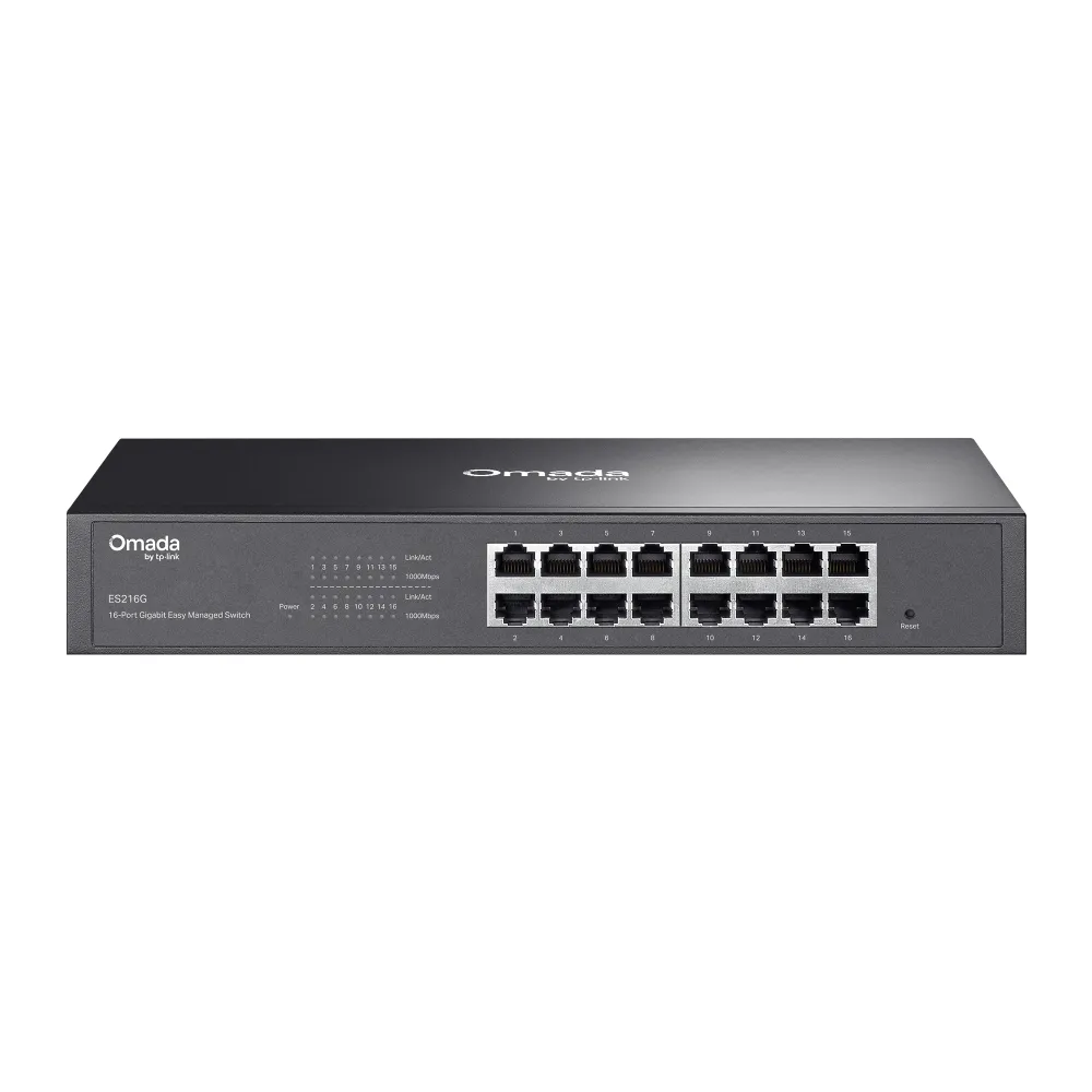 TP-Link Omada 16 Port Gigabit Easy Managed LAN Switch Rackmount (ES216G) view 4