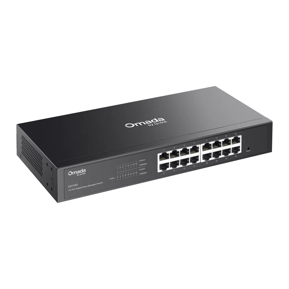 TP-Link Omada 16 Port Gigabit Easy Managed LAN Switch Rackmount (ES216G) view 2