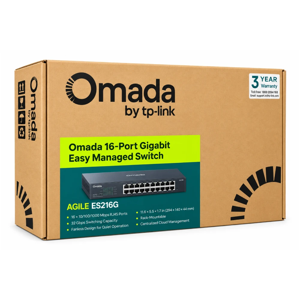 TP-Link Omada Access 8-Port Gigabit Switch with 2 SFP Slots (TL