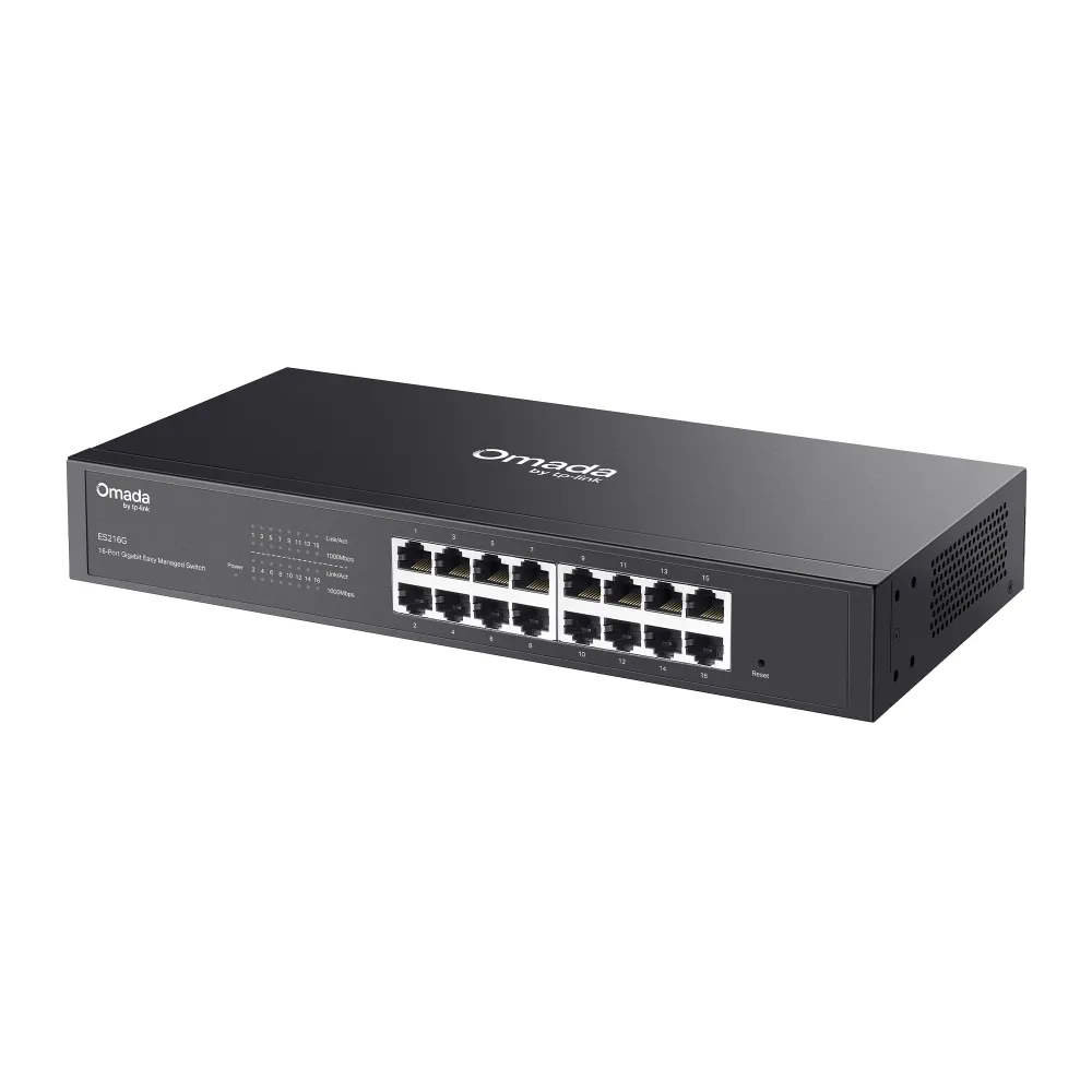 TP-Link Omada 16 Port Gigabit Easy Managed LAN Switch Rackmount (ES216G)
