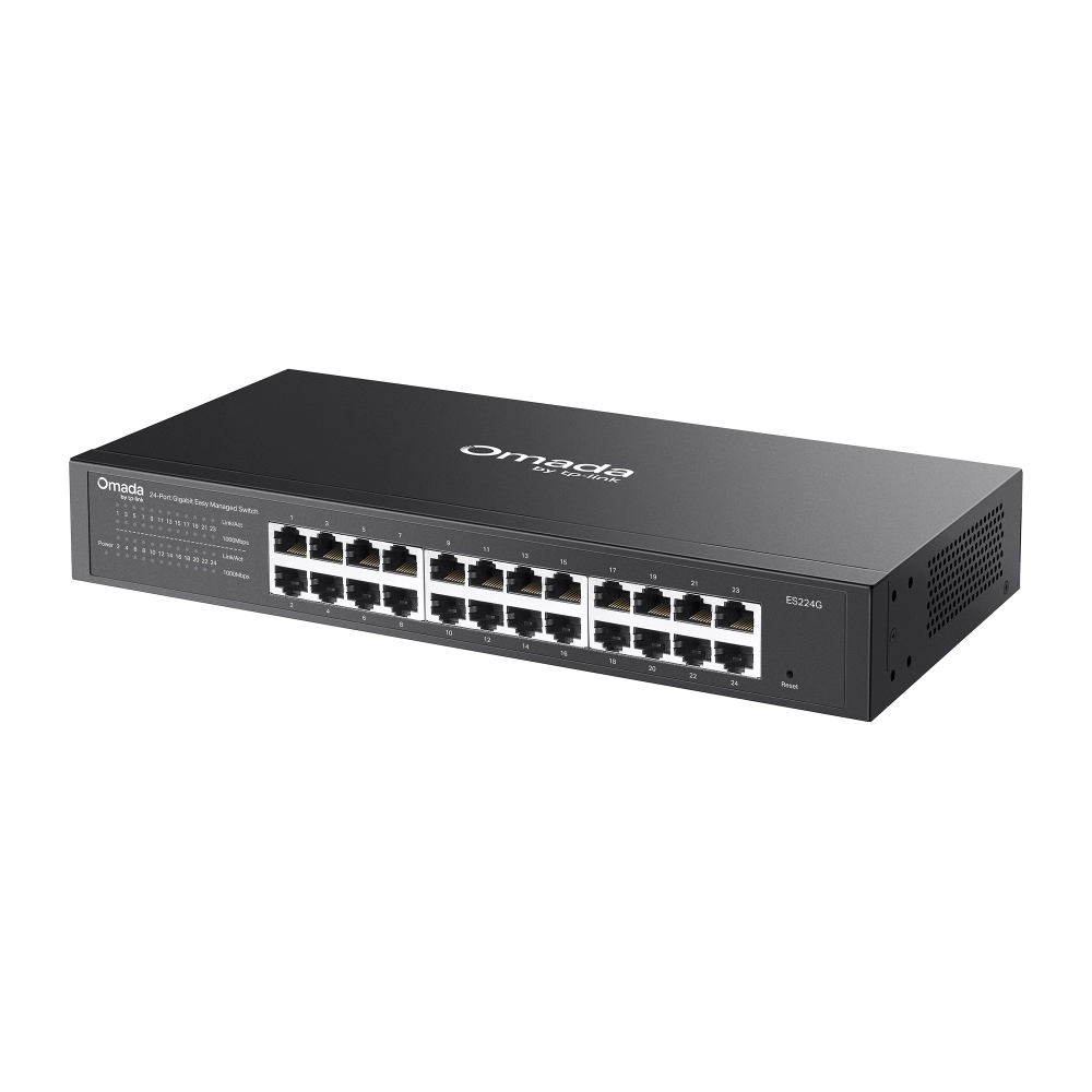 TP-Link Omada 24 Port Gigabit Easy Managed LAN Switch Rackmount (ES224G) view 4