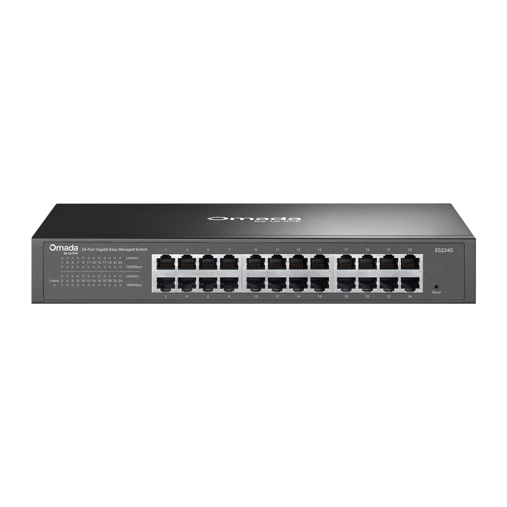 TP-Link Omada 24 Port Gigabit Easy Managed LAN Switch Rackmount (ES224G) view 3